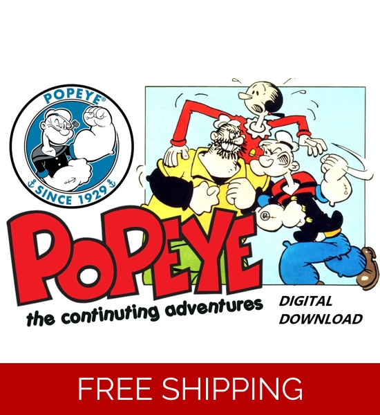 DIGITAL DOWNLOAD - Popeye: Continuing Adventures (All New Popeye Hour (1978) -  Complete Studio Set